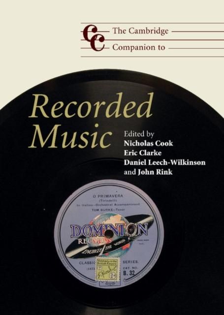 Produktbild: Cambridge Companion to Recorded Music