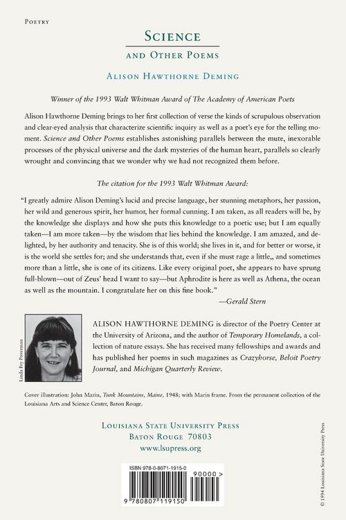 Produktbild: Science and Other Poems
