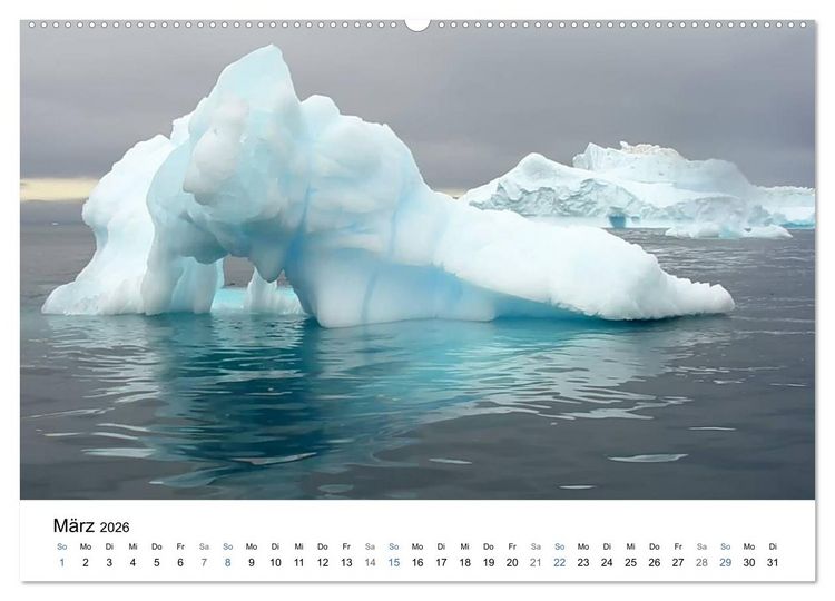 Produktbild: Antarktis (Wandkalender 2026 DIN A2 quer), CALVENDO Monatskalender