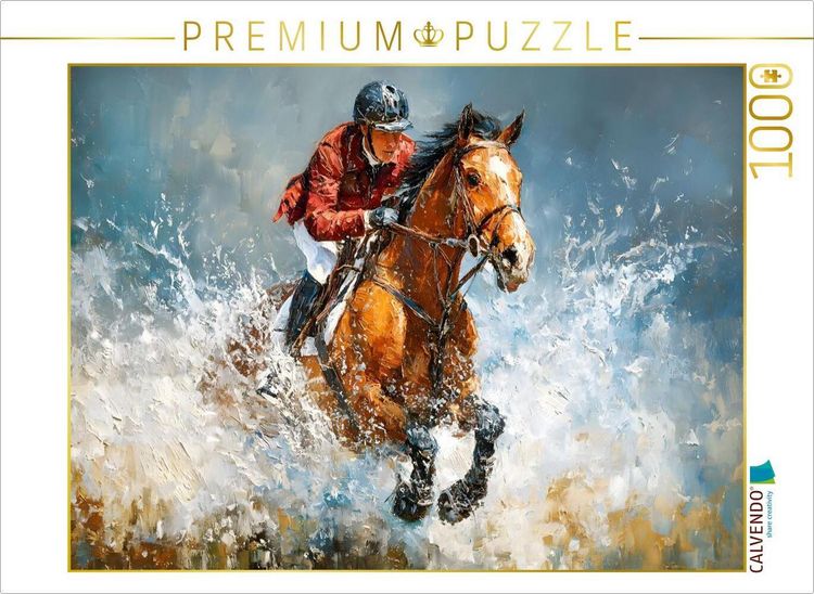Produktbild: CALVENDO Puzzle Ein Motiv aus dem Kalender "Wild im Herz, weich in der Hand" | 1000 Teile Lege-Gr&ouml;&szlig;e 64x48cm Foto-Puzzle f&uuml;r gl&uuml;ckliche Stunden