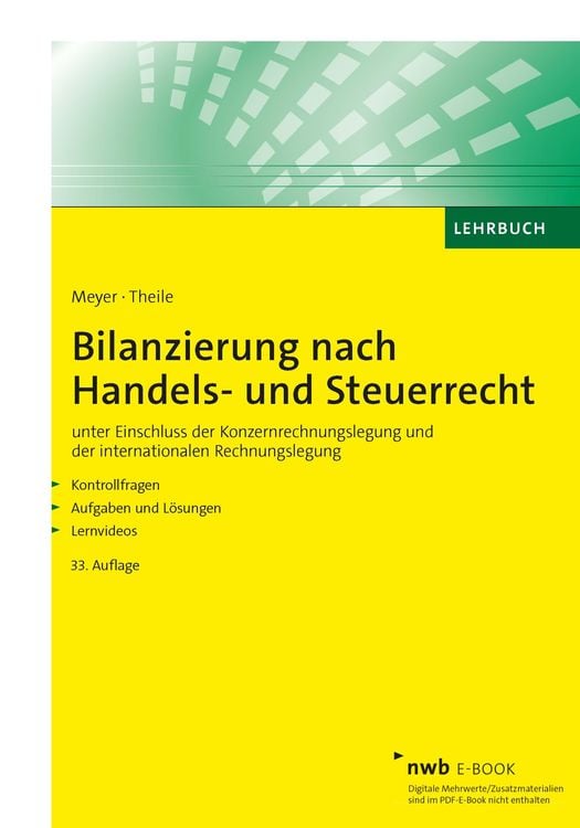 Bild vom Artikel Bilanzierung nach Handels- und Steuerrecht vom Autor Carsten Theile