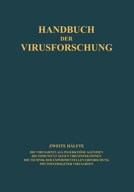 Produktbild: Handbuch der Virusforschung