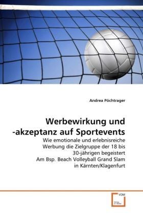 Produktbild: P&ouml;chtrager, A: Werbewirkung und -akzeptanz auf Sportevents