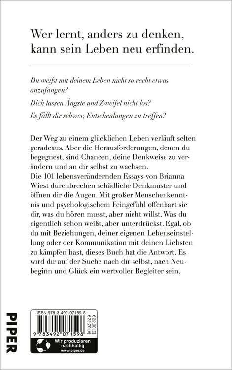 Produktbild: 101 Essays, die dein Leben ver&auml;ndern werden