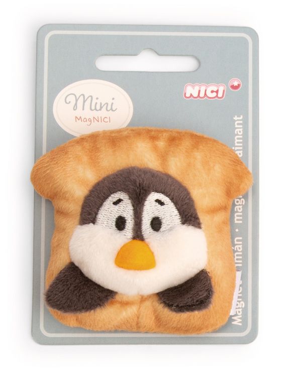Produktbild: NICI - Mini MagNICI Pinguin mit Toast 7cm an Header Karte
