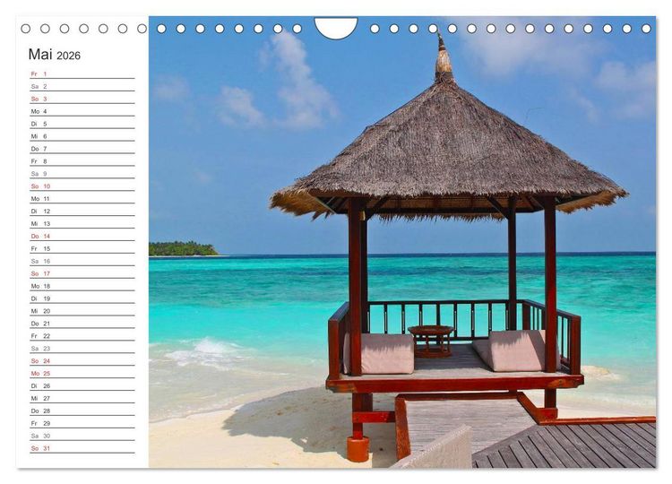 Produktbild: Malediven (Wandkalender 2026 DIN A4 quer), CALVENDO Monatskalender