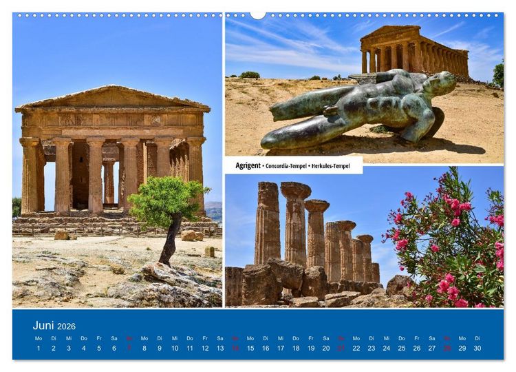 Produktbild: Palermo und der Westen von Sizilien (Wandkalender 2026 DIN A2 quer), CALVENDO Monatskalender