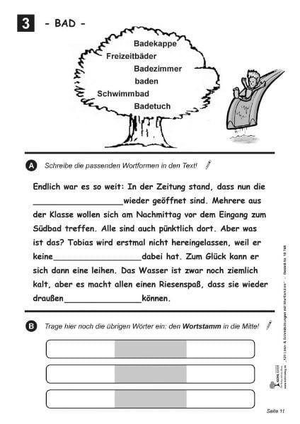 Produktbild: 120 Lese- und Schreib&uuml;bungen mit Wortfamilien