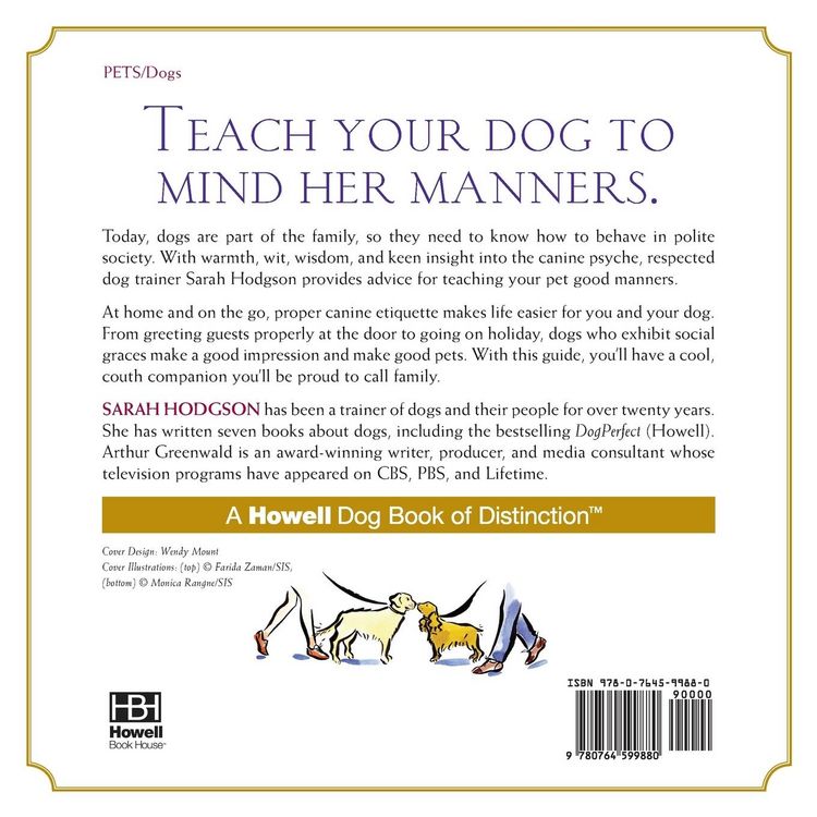 Produktbild: Miss Sarah's Guide to Etiquette for Dogs & Their People