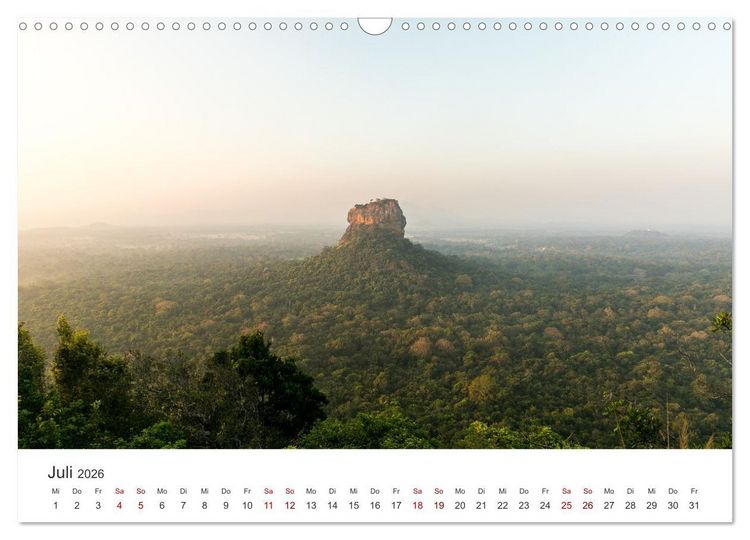Produktbild: Sri Lanka - Eine einzigartige Trauminsel. (Wandkalender 2026 DIN A3 quer), CALVENDO Monatskalender