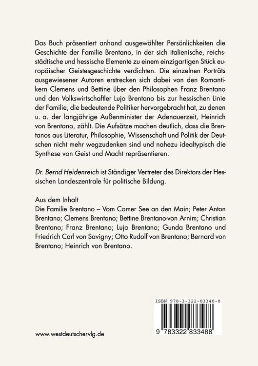 Produktbild: Geist und Macht: Die Brentanos