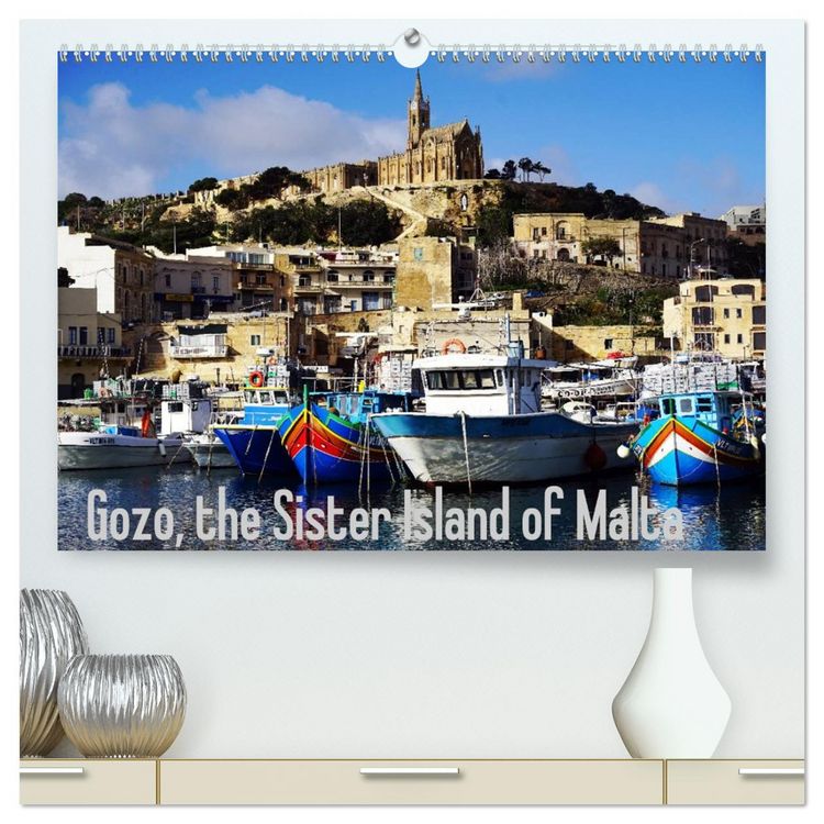 Produktbild: Gozo - Malta's little sister island (High Quality Premium Wall Calendar 2026 DIN A2 landscape),CALVENDO 12 Month Wall Calendar