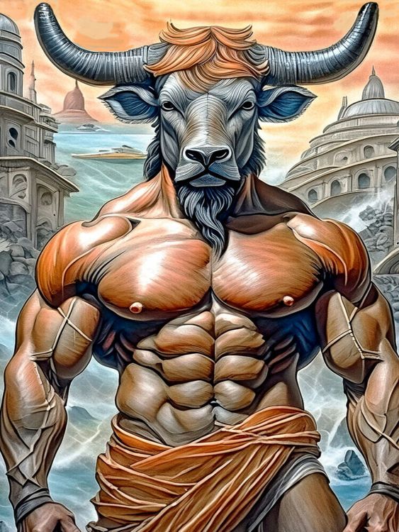 Produktbild: CALVENDO Puzzle Minotaurus | 1000 Teile Lege-Gr&ouml;&szlig;e 64x48cm Foto-Puzzle f&uuml;r gl&uuml;ckliche Stunden
