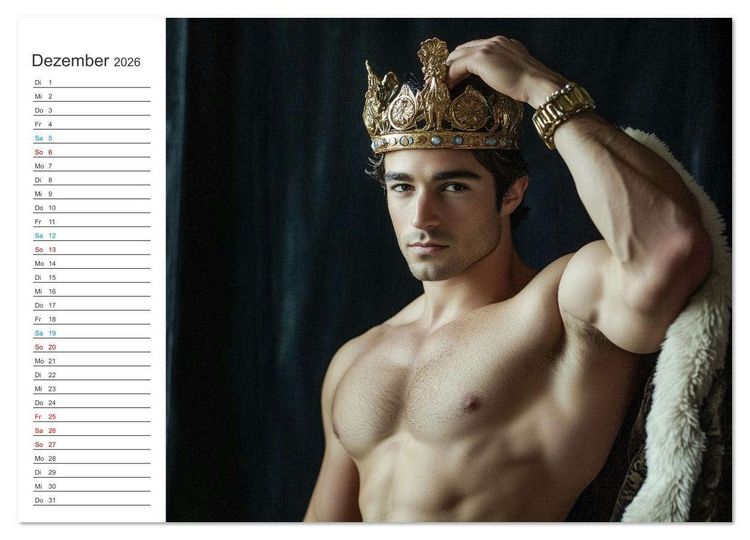 Produktbild: Prinz der Lust (Wandkalender 2026 DIN A2 quer), CALVENDO Monatskalender