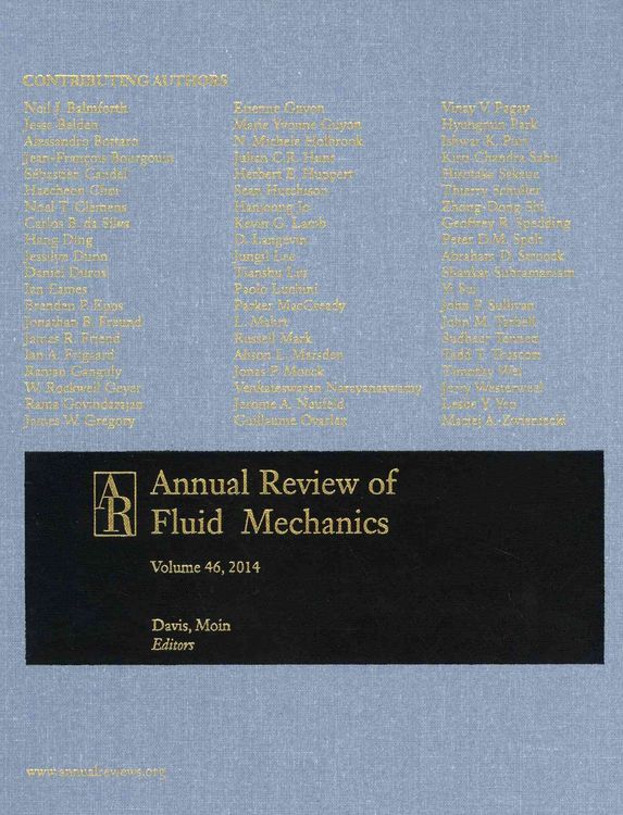Produktbild: Annual Review of Fluid Mechanics (Institutional Print Only)