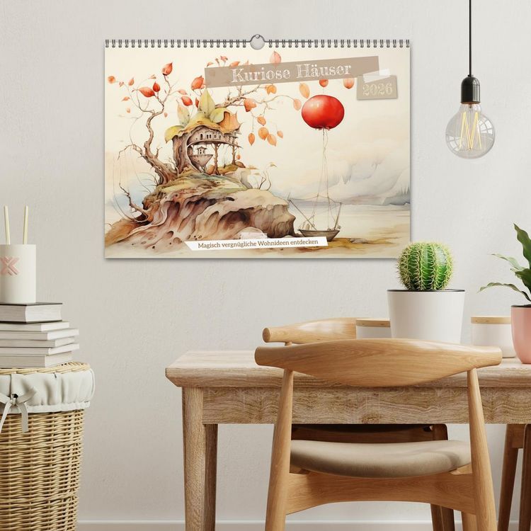Produktbild: Kuriose H&auml;user (Wandkalender 2026 DIN A3 quer), CALVENDO Monatskalender