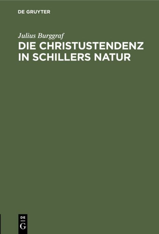 Produktbild: Die Christustendenz in Schillers Natur