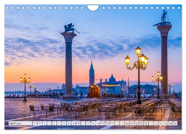Produktbild: ItalienReise Venedig Chioggia Comacchio (Wandkalender 2026 DIN A4 quer), CALVENDO Monatskalender