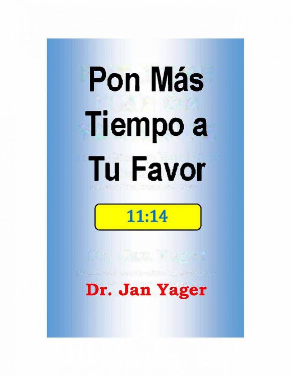 Produktbild: Pon M&aacute;s Tiempo a Tu Favor