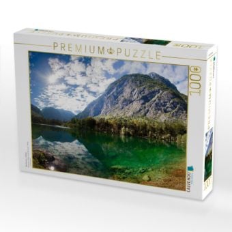 Produktbild: CALVENDO Puzzle Bluntausee - Golling | 1000 Teile Lege-Gr&ouml;&szlig;e 64x48cm Foto-Puzzle f&uuml;r gl&uuml;ckliche Stunden