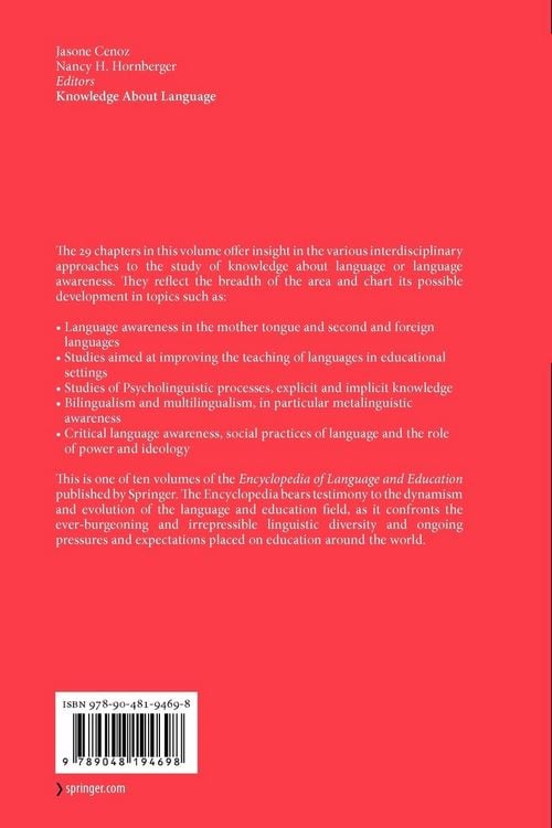Produktbild: Knowledge About Language