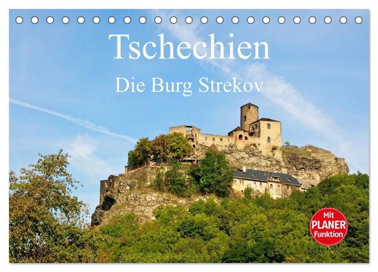Produktbild: Tschechien - Die Burg Strekov (Tischkalender 2026 DIN A5 quer), CALVENDO Monatskalender