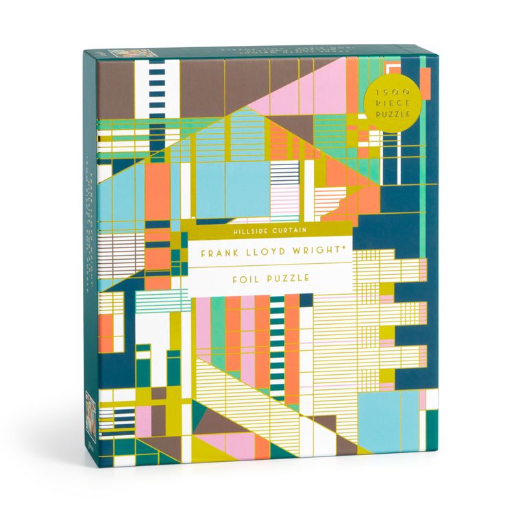 Produktbild: Frank Lloyd Wright Hillside Curtain 1500 Piece Foil Puzzle
