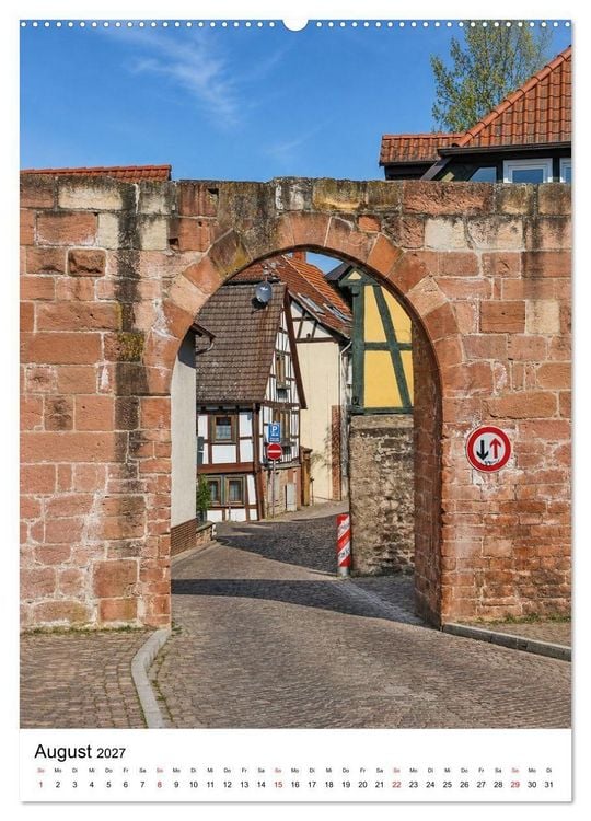 Produktbild: Gelnhausen Stadt vertikal (hochwertiger Premium Wandkalender 2027 DIN A2 hoch), Kunstdruck in Hochglanz