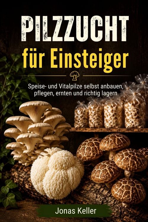 Produktbild: Pilzzucht f&uuml;r Einsteiger: Speise- und Vitalpilze selbst anbauen, pflegen, ernten und richtig lagern