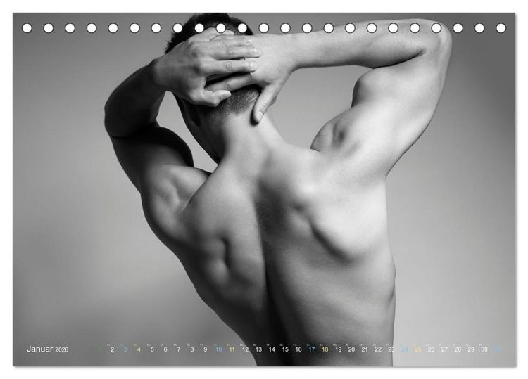 Produktbild: M&auml;nner... backview (Tischkalender 2026 DIN A5 quer), CALVENDO Monatskalender