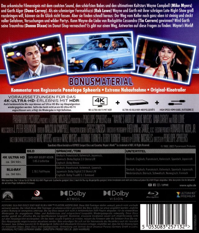 Produktbild: Wayne's World (+ Blu-ray 2D)