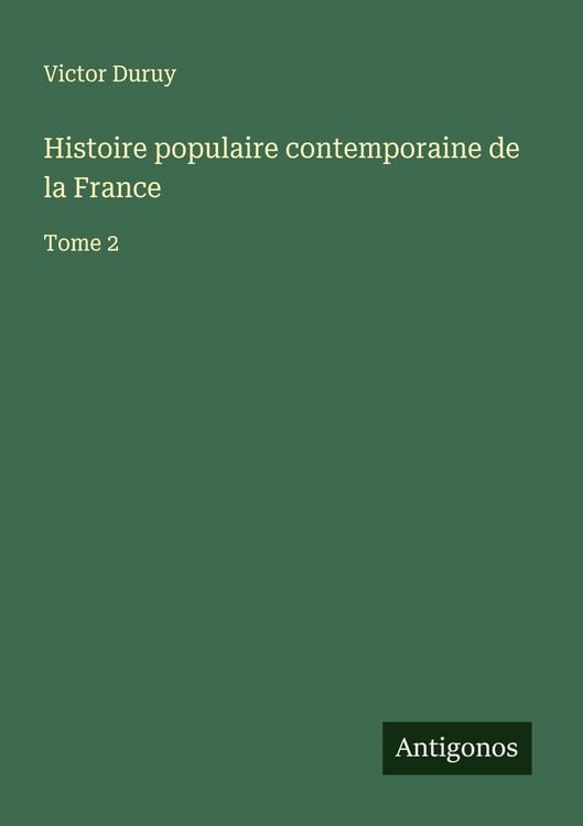 Produktbild: Histoire populaire contemporaine de la France