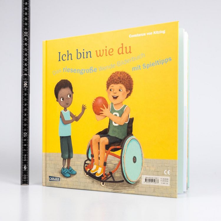 Produktbild: Ich bin anders als du &ndash; Ich bin wie du: Das riesengro&szlig;e Wende-Bilderbuch mit Spieltipps