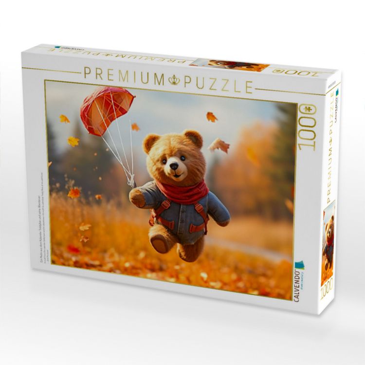 Produktbild: CALVENDO Puzzle Ein Motiv aus dem Kalender Teddyb&auml;r und seine Abenteuer | 1000 Teile Lege-Gr&ouml;&szlig;e 64x48cm Foto-Puzzle f&uuml;r gl&uuml;ckliche Stunden