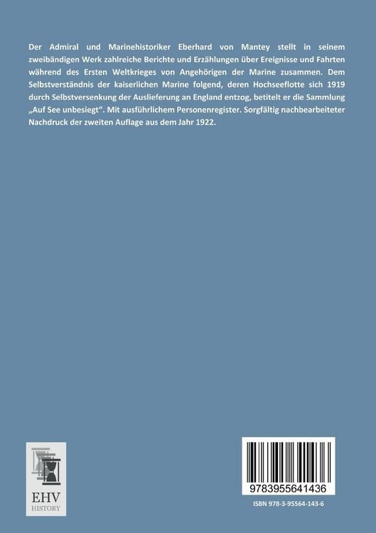 Produktbild: Auf See unbesiegt