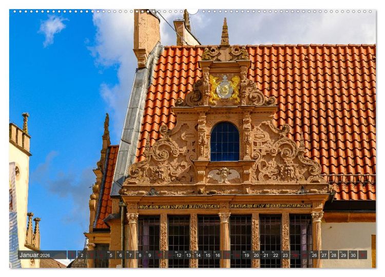 Produktbild: Ein Blick auf Alte Hansestadt Lemgo (Wandkalender 2026 DIN A2 quer), CALVENDO Monatskalender