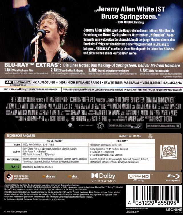 Produktbild: Springsteen - Deliver Me from Nowhere (4K Ultra HD) (+ Blu-ray)