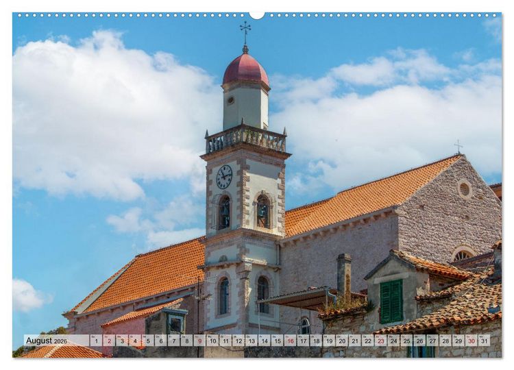 Produktbild: &Scaron;ibenik - Mittelalterliche Metropole in Kroatien (hochwertiger Premium Wandkalender 2026 DIN A2 quer), Kunstdruck in Hochglanz