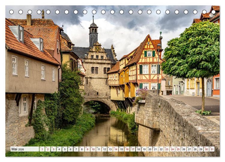 Produktbild: Landkreis Kitzingen (Tischkalender 2026 DIN A5 quer), CALVENDO Monatskalender