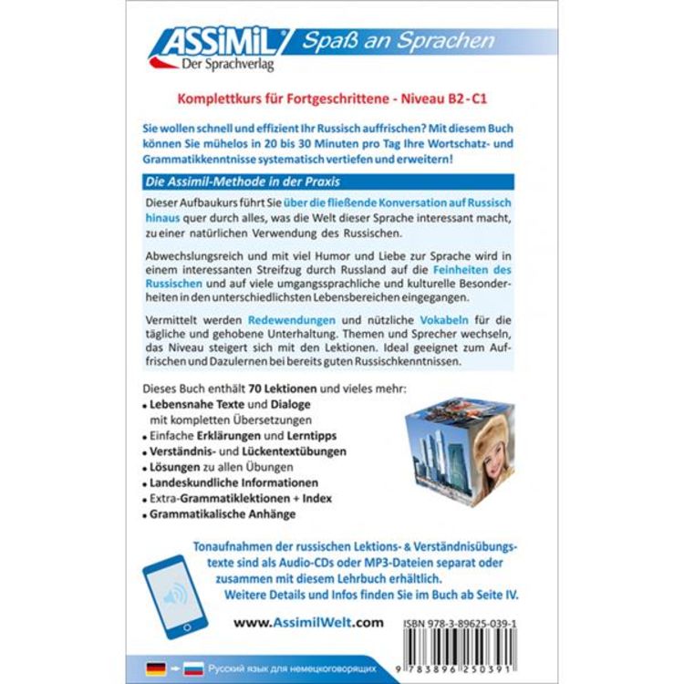 Produktbild: ASSiMiL Russisch in der Praxis - Lehrbuch - Niveau B2-C1
