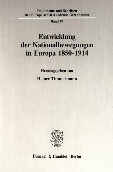 Produktbild: Entwicklung der Nationalbewegungen in Europa 1850-1914.