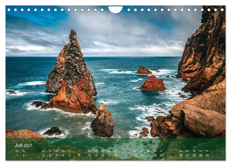 Produktbild: Madeira - Insel der Kontraste (Wandkalender 2027 DIN A4 quer), CALVENDO Monatskalender