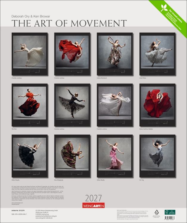 Produktbild: The Art of Movement Kalender 2027