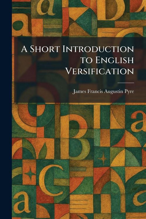 Produktbild: A Short Introduction to English Versification