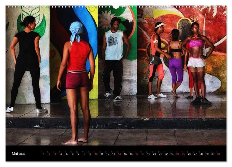 Produktbild: Kuba - die Farben (hochwertiger Premium Wandkalender 2026 DIN A2 quer), Kunstdruck in Hochglanz