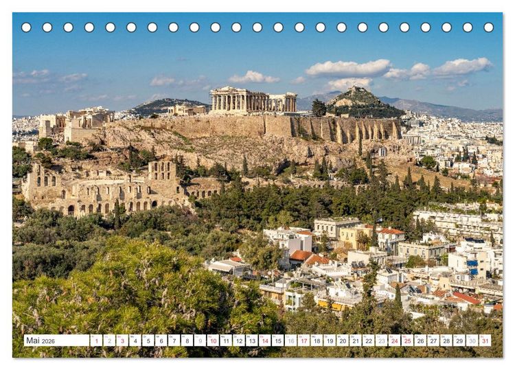 Produktbild: Griechenland - Athen (Tischkalender 2026 DIN A5 quer), CALVENDO Monatskalender