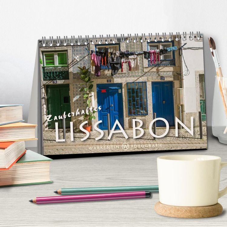 Produktbild: Zauberhaftes Lissabon (Tischkalender 2026 DIN A5 quer), CALVENDO Monatskalender