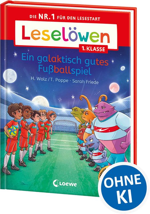 Produktbild: Lesel&ouml;wen 1. Klasse - Ein galaktisch gutes Fu&szlig;ballspiel