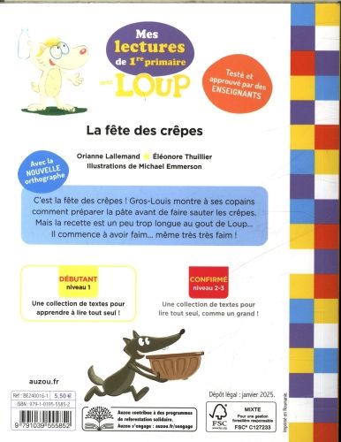 Produktbild: La f&ecirc;te des cr&ecirc;pes : d&eacute;butant, niveau 1