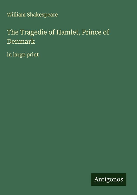 Produktbild: The Tragedie of Hamlet, Prince of Denmark